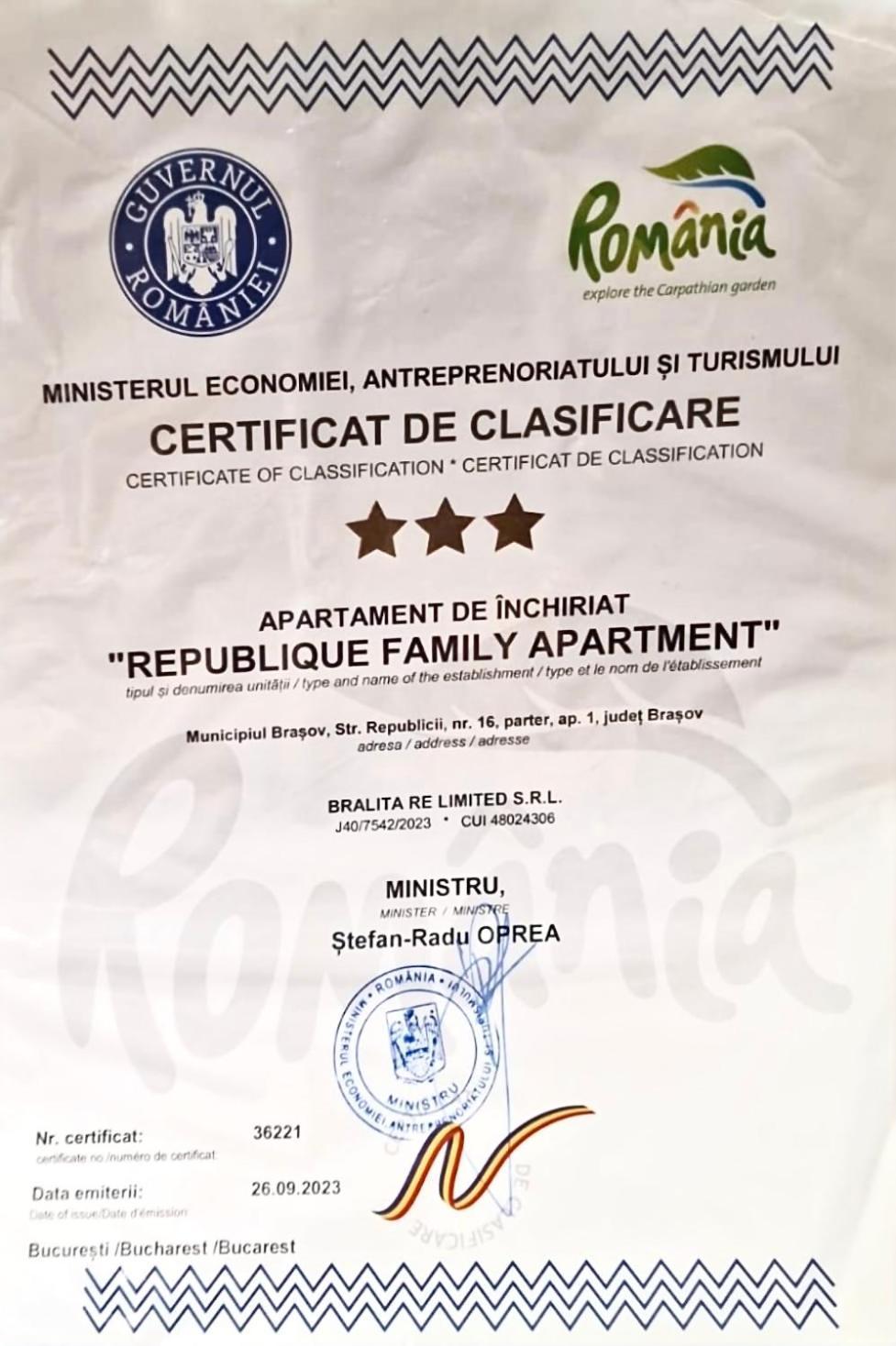 Republique Family Apartment บราชอฟ ภายนอก รูปภาพ